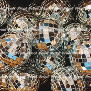 Close-up photograph of mirrored disco balls reflecting light, used as Anatomy of Release chapter art